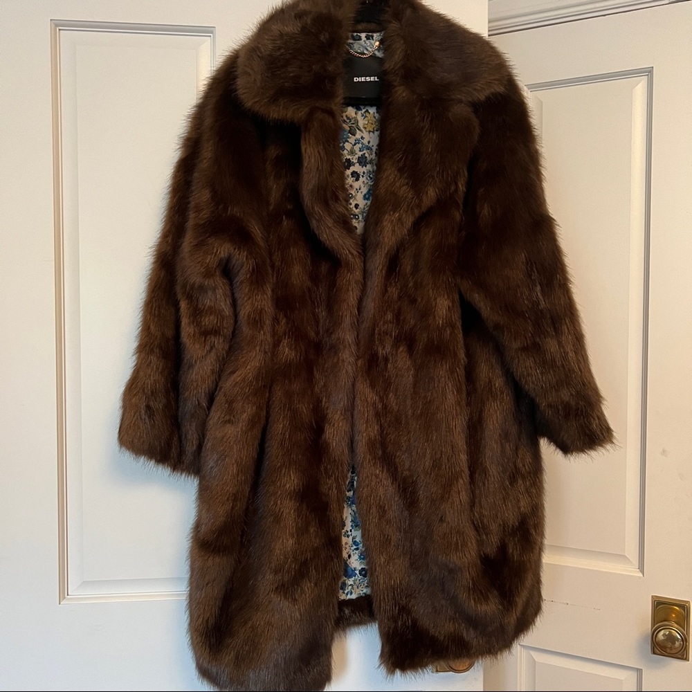Diesel Brown Coat - Small